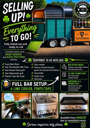 Catering horsebox - catering,