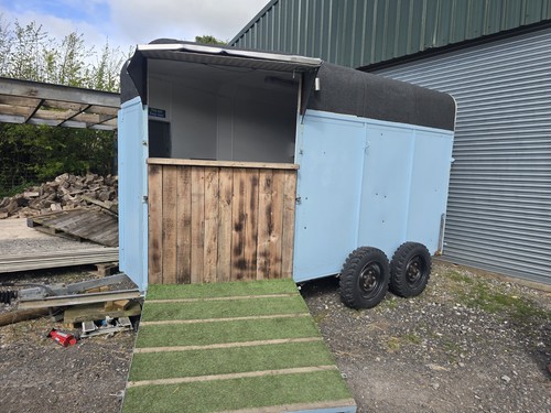Converted horse box for - box,