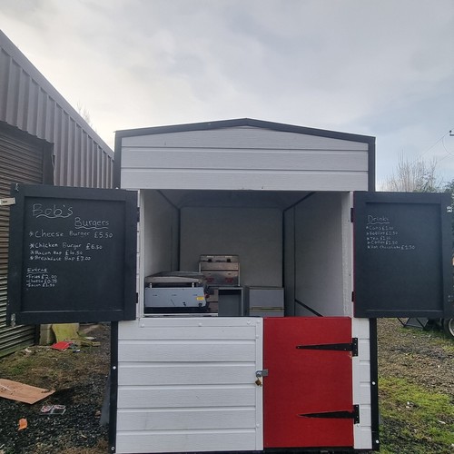 Catering trailer made from old - made,